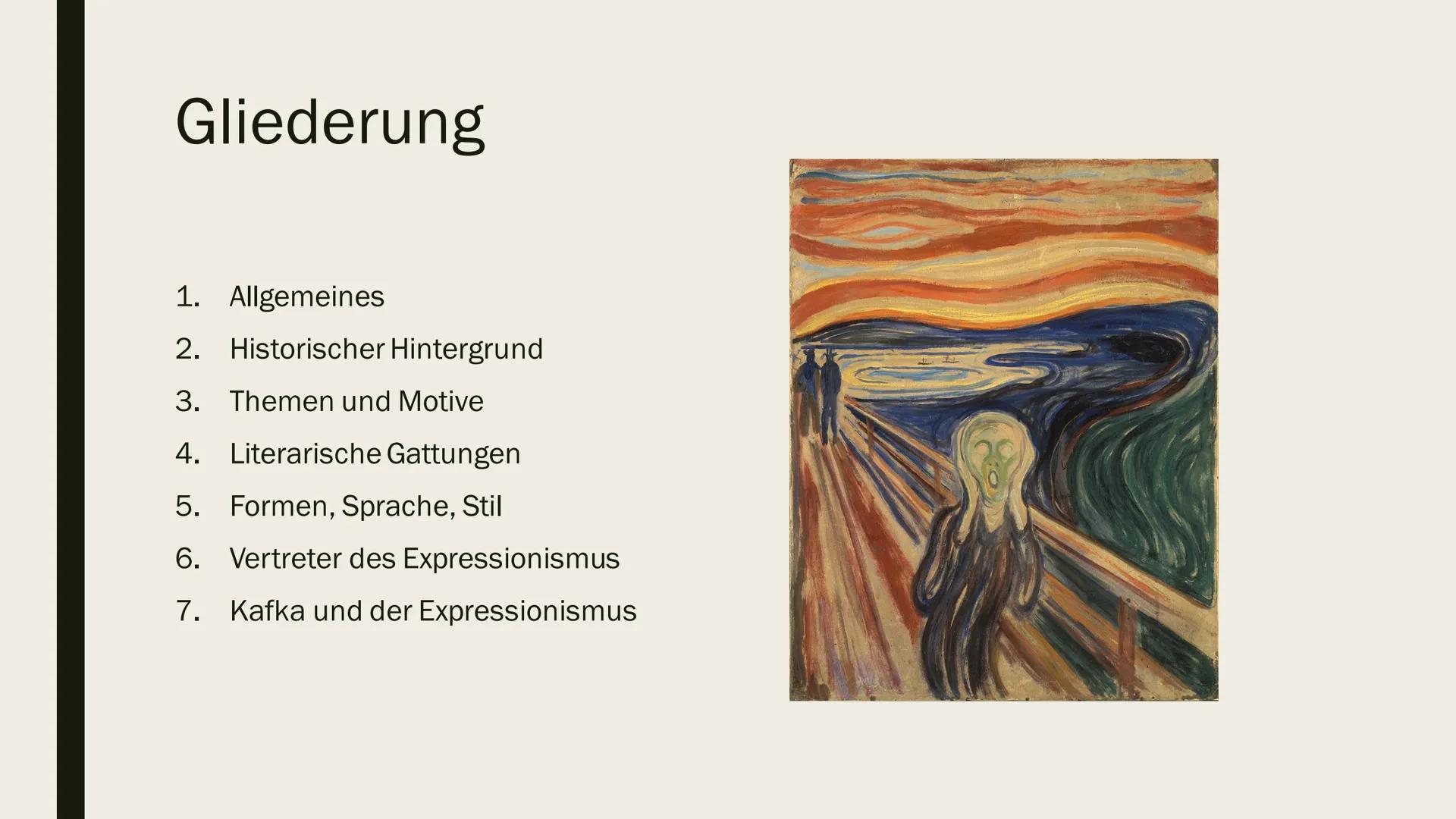  EXPRESSIONISMUS

Gehörte Franz Kafka dazu?

Von Viktoria Szewczyk Expressionismus –
Ein Überblick
Von: Viktoria Szewczyk
Fach: Deutsch LK
L