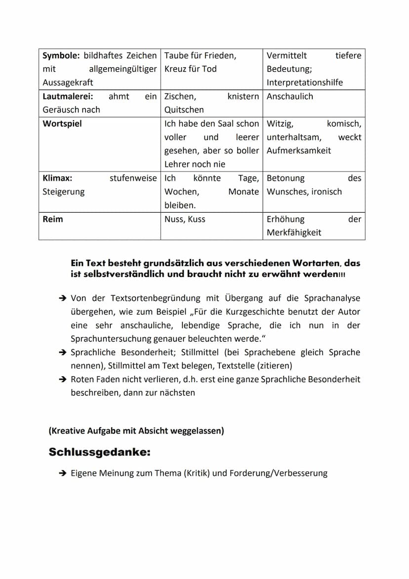1.
Textgebundener Aufsatz (TgA)
(Kurzgeschichte)
Einleitung:
➜ Textsorte, Titel .", Autor, genaue Quelle, Kernsatz (Thematik in 1-2
Sätzen):