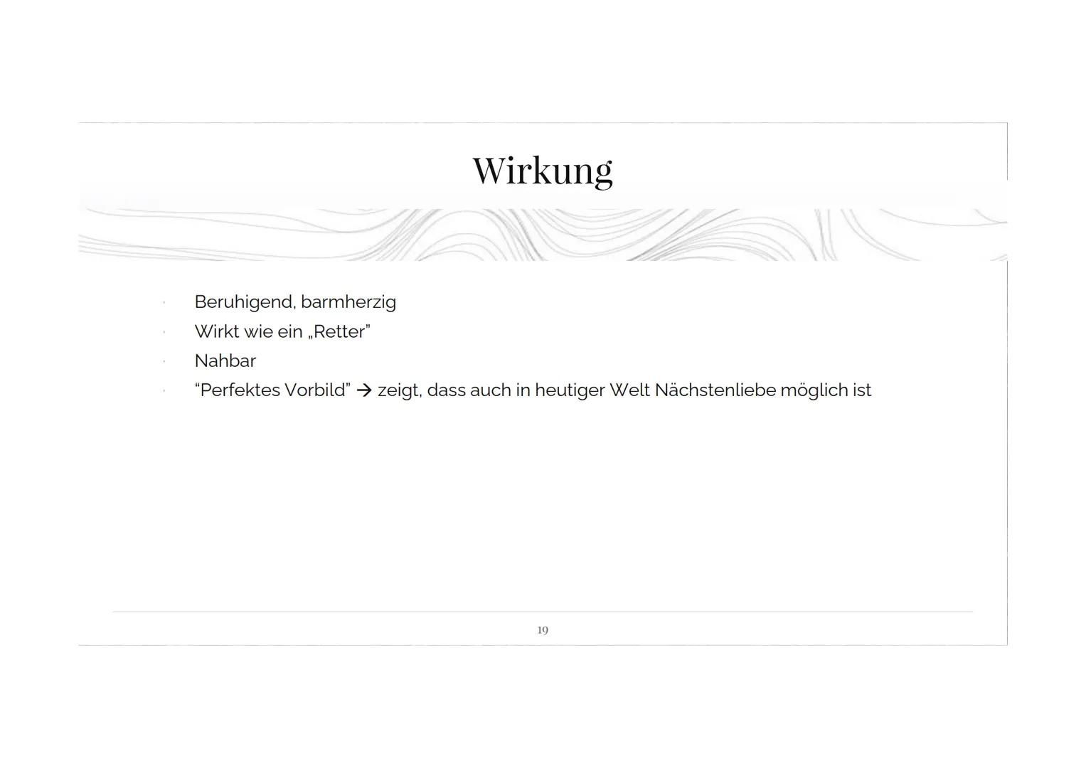 Jesus liebt mich
Ein Vortrag von Carole Delacroix und Luise Hamsch Allgemeine Informationen
Figurenvorstellung
Handlung
Darstellung Jesu
Wir