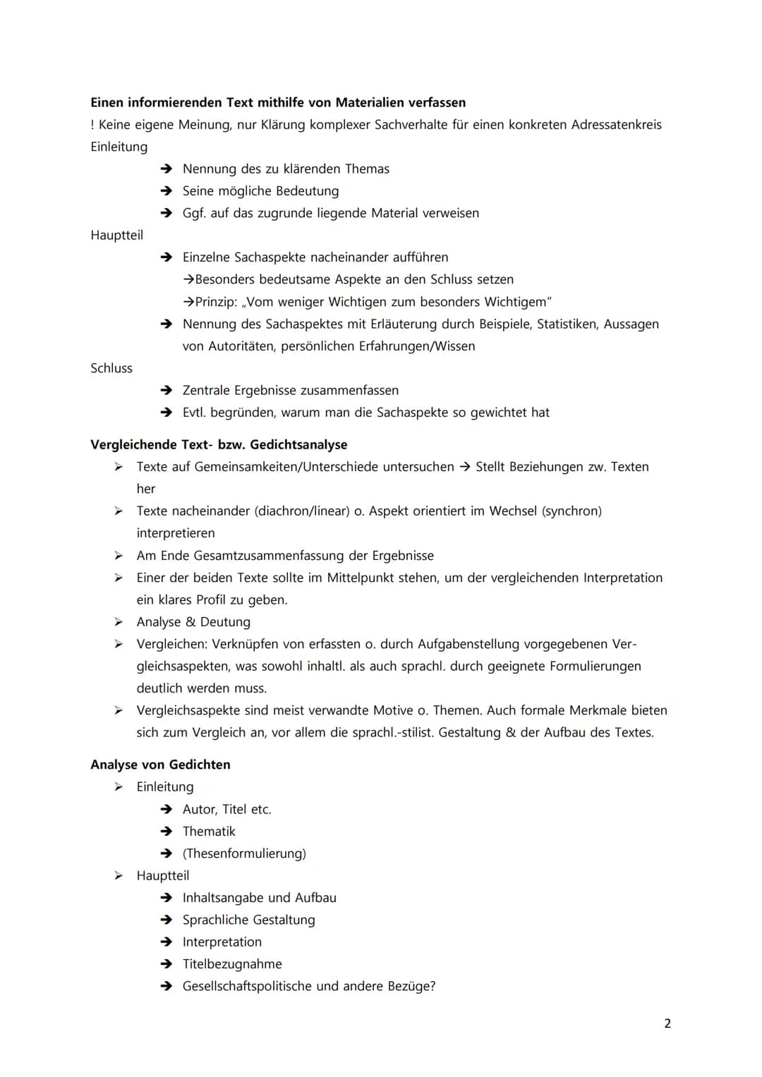 I. M
Sachtextanalyse
Sachlich/informativ im Präsens + Indirekte Rede
Einleitung (wie immer + Darstellung des Kontextes, in dem der Text ents