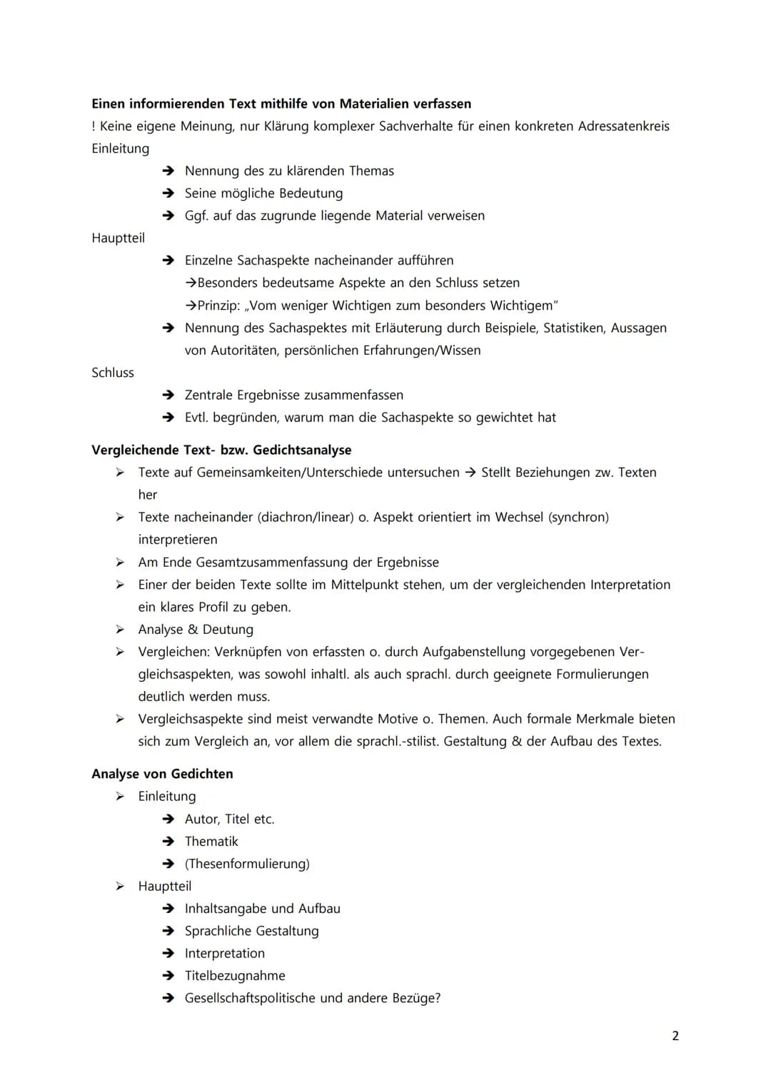 I. M
Sachtextanalyse
Sachlich/informativ im Präsens + Indirekte Rede
Einleitung (wie immer + Darstellung des Kontextes, in dem der Text ents