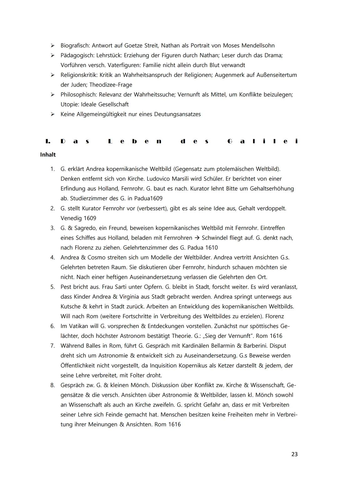 I. M
Sachtextanalyse
Sachlich/informativ im Präsens + Indirekte Rede
Einleitung (wie immer + Darstellung des Kontextes, in dem der Text ents