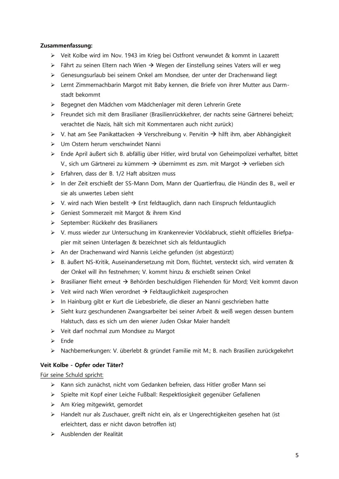 I. M
Sachtextanalyse
Sachlich/informativ im Präsens + Indirekte Rede
Einleitung (wie immer + Darstellung des Kontextes, in dem der Text ents