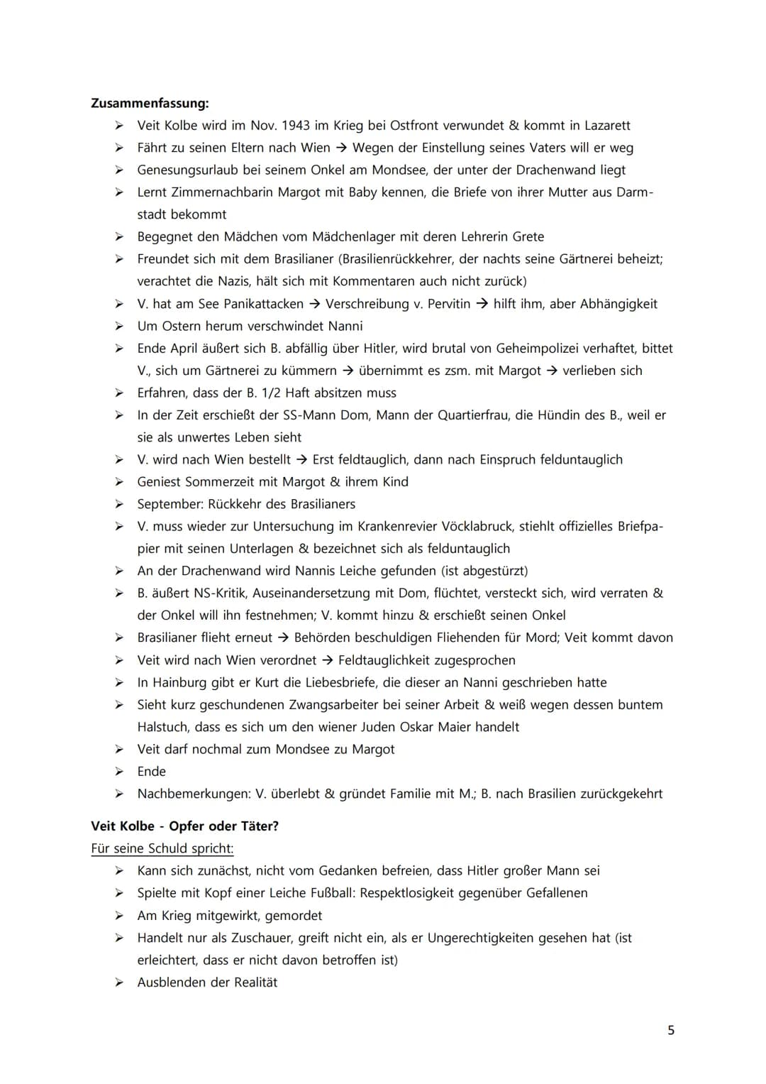 I. M
Sachtextanalyse
Sachlich/informativ im Präsens + Indirekte Rede
Einleitung (wie immer + Darstellung des Kontextes, in dem der Text ents