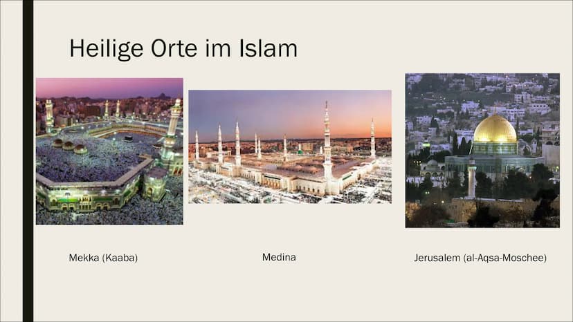 DIE GRUNDSÄTZE
DES ISLAMS Übersicht
■ Allgemeine Informationen
Der Koran
■ Die 5 Säulen des Islams + 6 Grundsätze
■ Prophet der Muslime
■ He