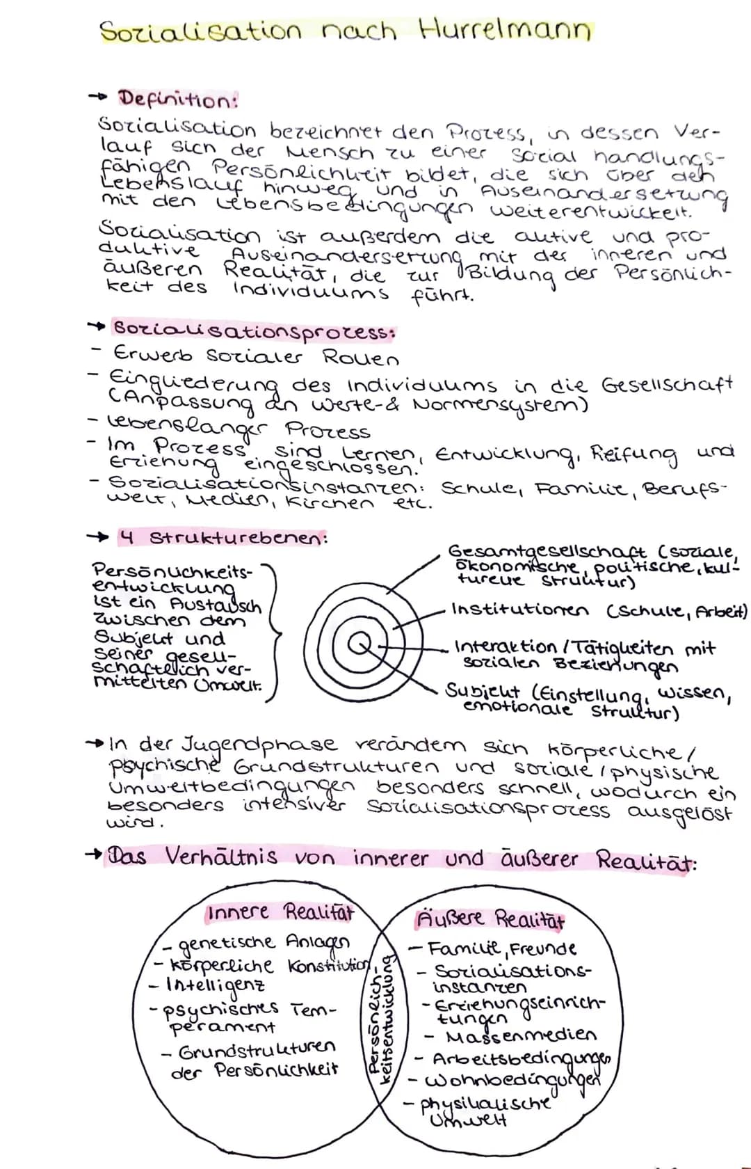 Modell der produktiven Realitsverarbeitung
Hurrelmanns Modell der produktiven Realitats verarbeitung ist ein
Modell der wechselseitigen Bezi