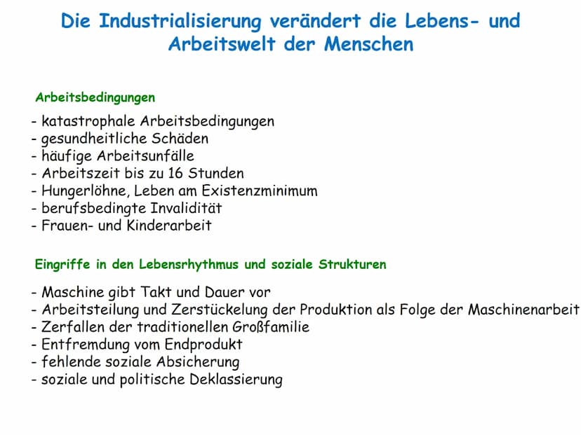Auswirkungen der Industriellen Revolution
Ständegesellschaft Adel
der
vorindustriellen Zeit
Verlieren an politischer
und
wirtschaftlicher Be