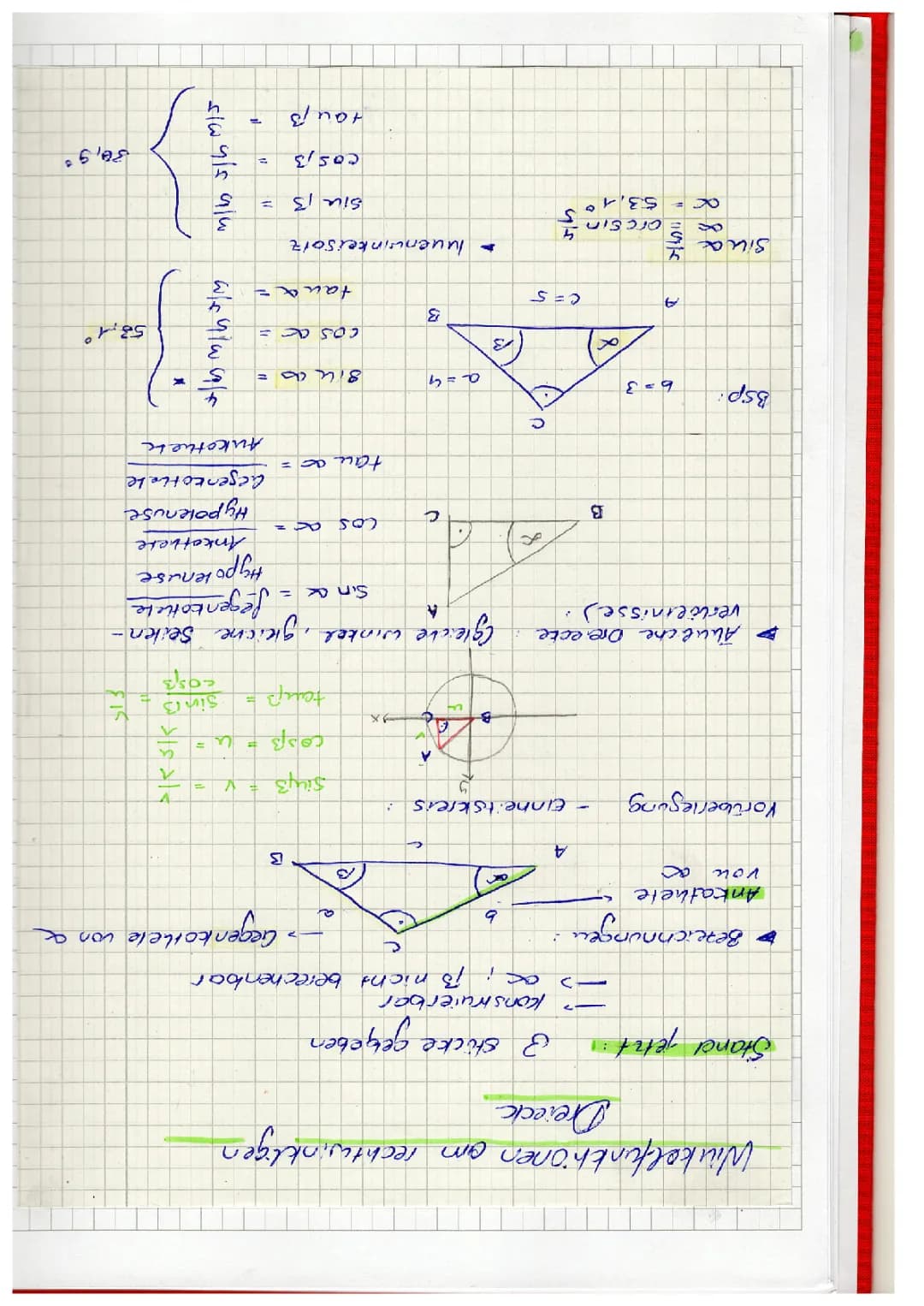 Winkelfunktionen einfach erklärt: Der Ultimative Guide für Sinus, Cosinus und Tangens