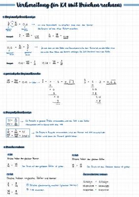 Know mit Brüchen rechnen  thumbnail