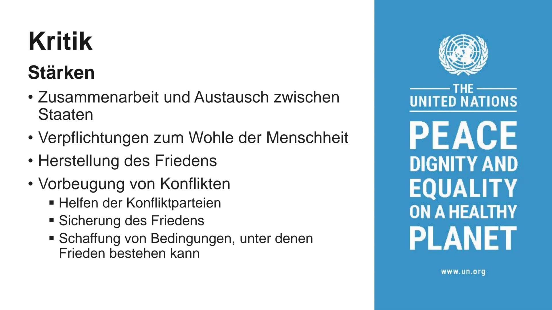 20
Sie ist doch unbonutz-
bar, warum reißt man
sie nicht ab 2
Denkmal-
Schutz!
UN UNO
- Überflüssig?
23.11.2022 Gliederung
1. Definition
2. 