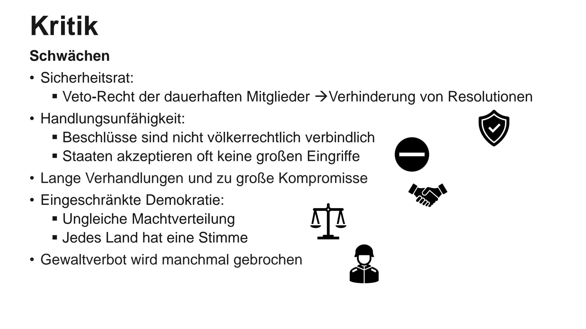 20
Sie ist doch unbonutz-
bar, warum reißt man
sie nicht ab 2
Denkmal-
Schutz!
UN UNO
- Überflüssig?
23.11.2022 Gliederung
1. Definition
2. 