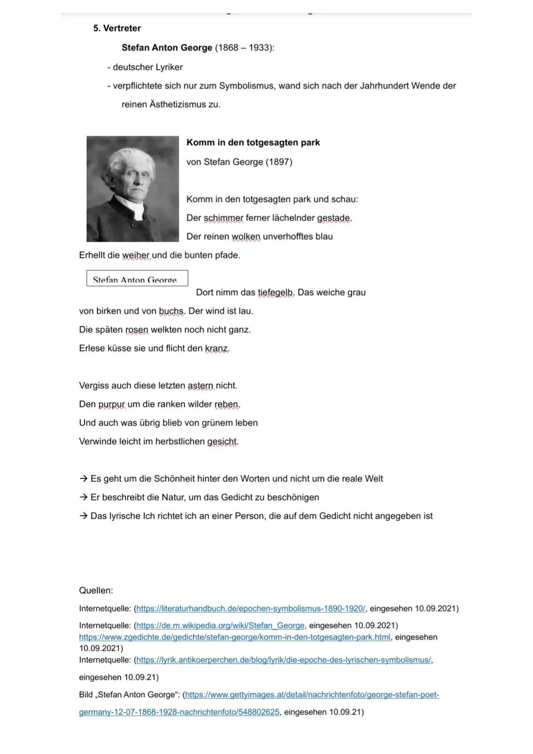 Symbolismus (1890 – 1920)
1. Definition von der Literaturepoche Symbolismus
- Es gab zur Zeit der Jahrhundertwende eine Vielzahl von literar