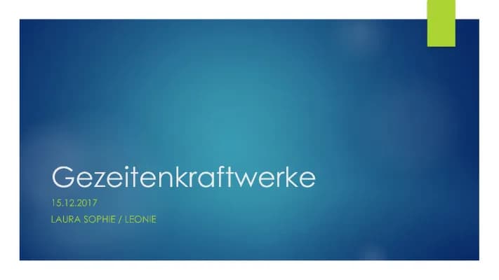 Know Gezeitenkraftwerke thumbnail