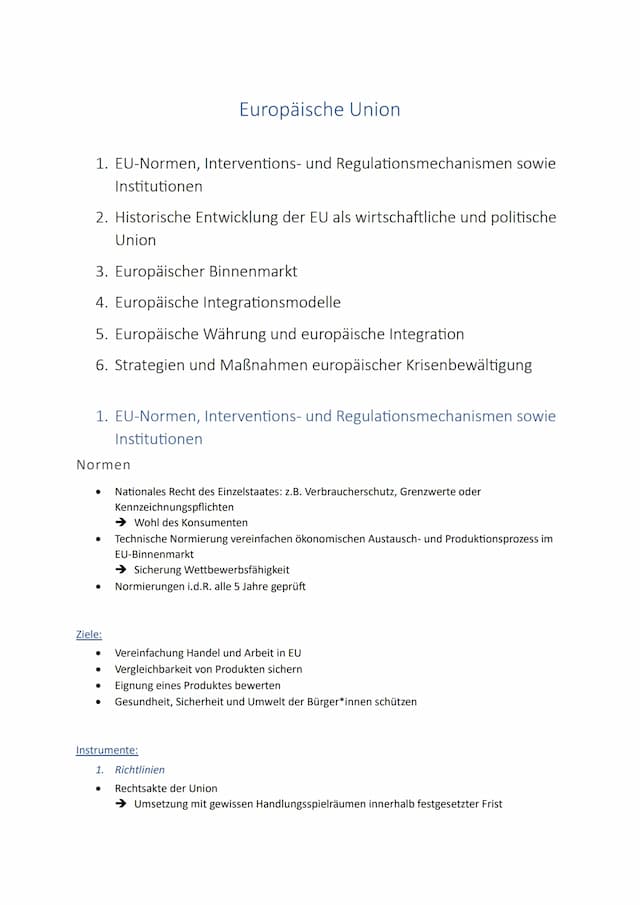Know Abitur 2024: Europäische Union thumbnail
