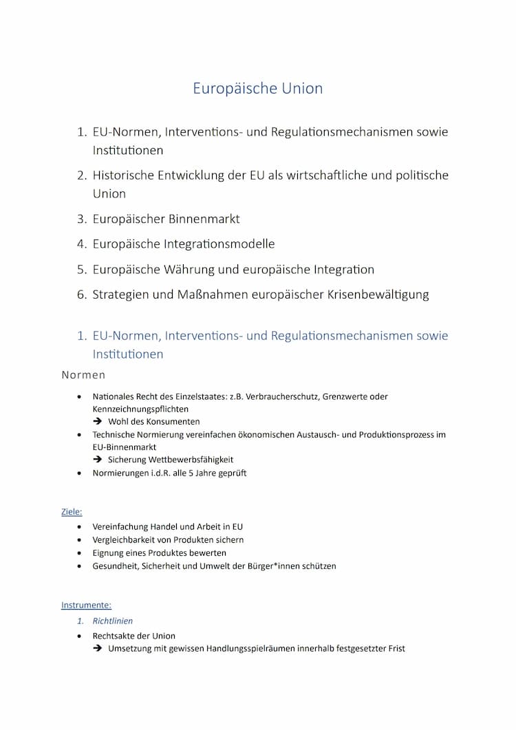 Know Abitur 2024: Europäische Union thumbnail