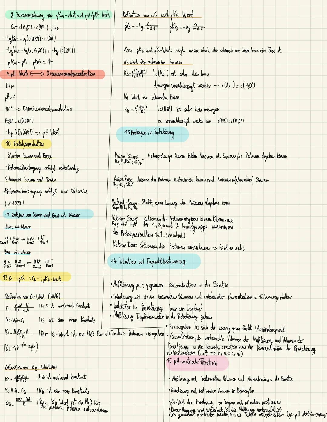 # Chernie Klausur Vorbereitung

1 Definition von Bronsted Säuren und Basen

Bravated Suure: ist ein Protondevator, gibi cin Protan ab

Brous