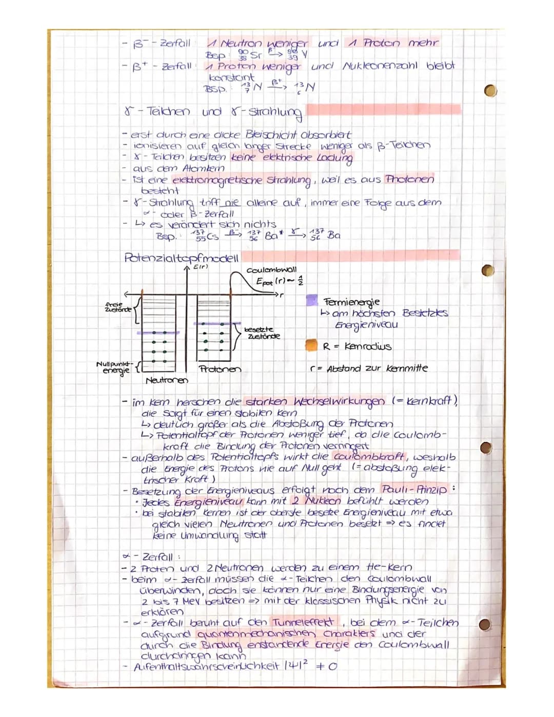 Kernphysik / Radiv
Grundlagen
2x +
Anzahl der Protonen und Elektronen sind gleich!
(=2)
Neutronen errechnet man aus => N = A-Z
Isotope: Atom