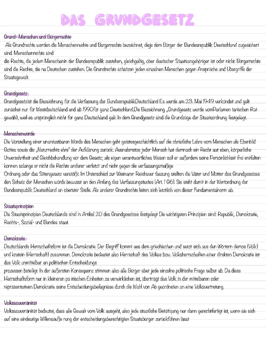 Grundgesetz 