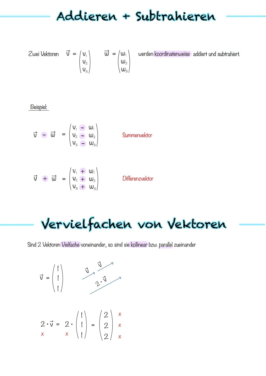 AG:
Vektoren Dreidimensionales Koordinatensystem
X1X3-Ebene
X-Achse
Die Achsen sind paarweise orthogonal zueinander
4X3-Achse
Je 2 Koordinat