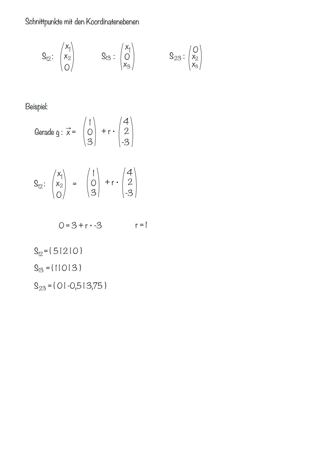 AG:
Vektoren Dreidimensionales Koordinatensystem
X1X3-Ebene
X-Achse
Die Achsen sind paarweise orthogonal zueinander
4X3-Achse
Je 2 Koordinat