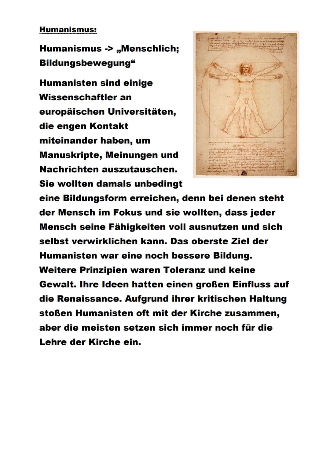 DER MENSCH IM MITTELPUNKT
RENAISSANCE:
Renaissance ist Französisch
und bedeutet „Wiedergeburt“.
Die Renaissance repräsentiert
die Ära der Ku