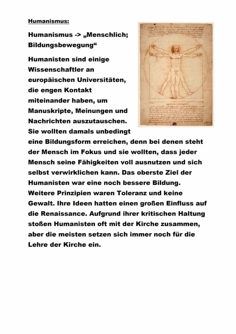 DER MENSCH IM MITTELPUNKT
RENAISSANCE:
Renaissance ist Französisch
und bedeutet „Wiedergeburt“.
Die Renaissance repräsentiert
die Ära der Ku