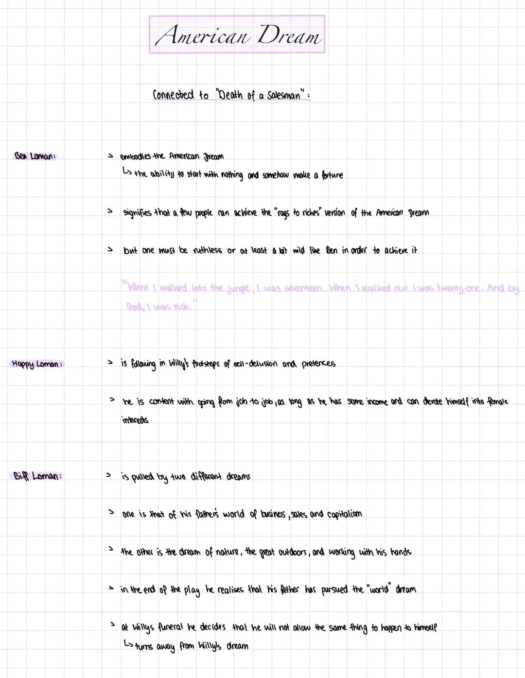 Definition:
>
>
S
S
American Dream
Dream to live the ideal life one has imagined
L>
Peace, freedom, successful life, pursuit of happiness
dr