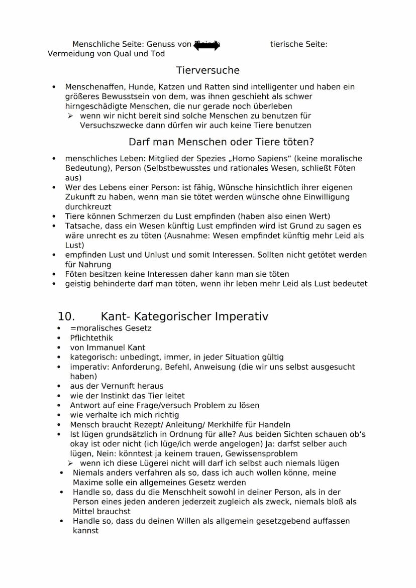 PTF
1. Werte und Normen
●
●
●
●
●
ZUSAMMENFASSUNG
●
moralische Handlungen werden bestimmt und reguliert durch Interessen,
Werte, Ideale, Max