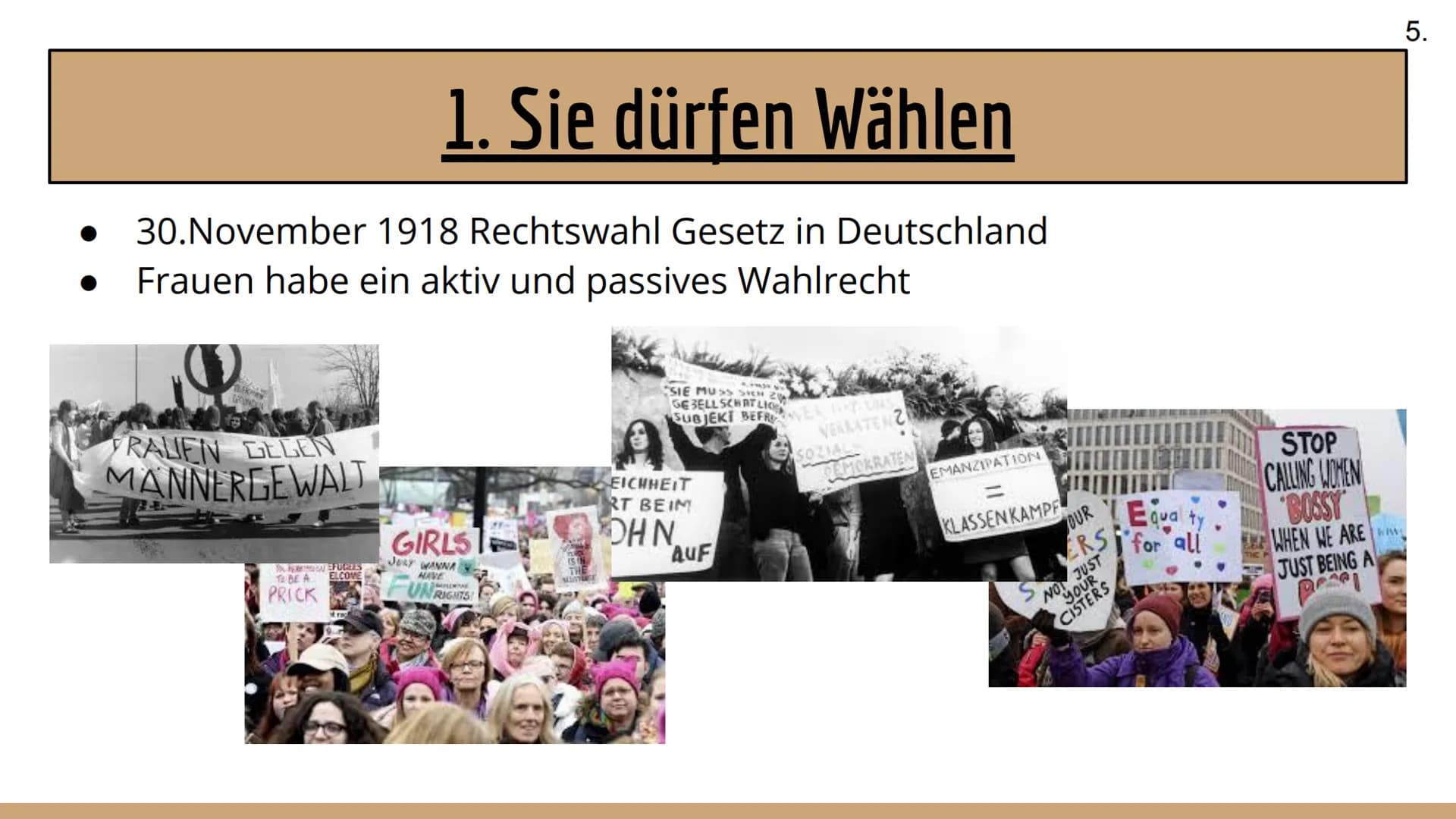 ab wann durften frauen in deutschland wählen