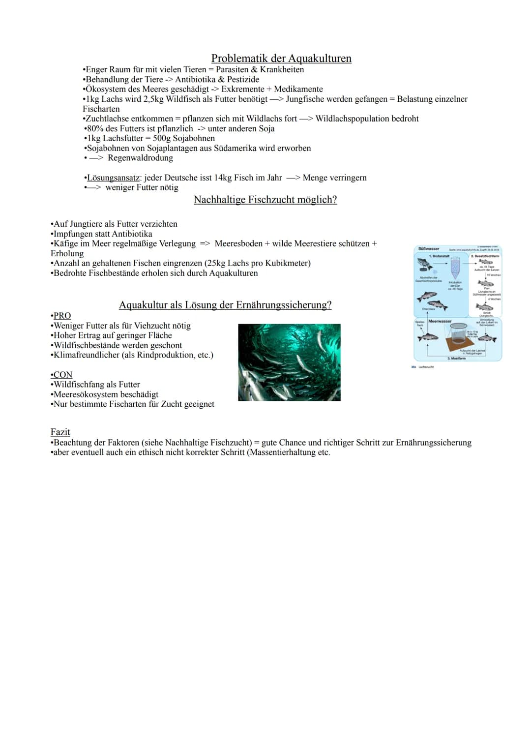 
<p>Die Aquakultur bezeichnet die Aufzucht von Meereslebewesen wie Fischen und Garnelen. Es gibt sowohl Zuchtbetriebe auf dem Festland als a