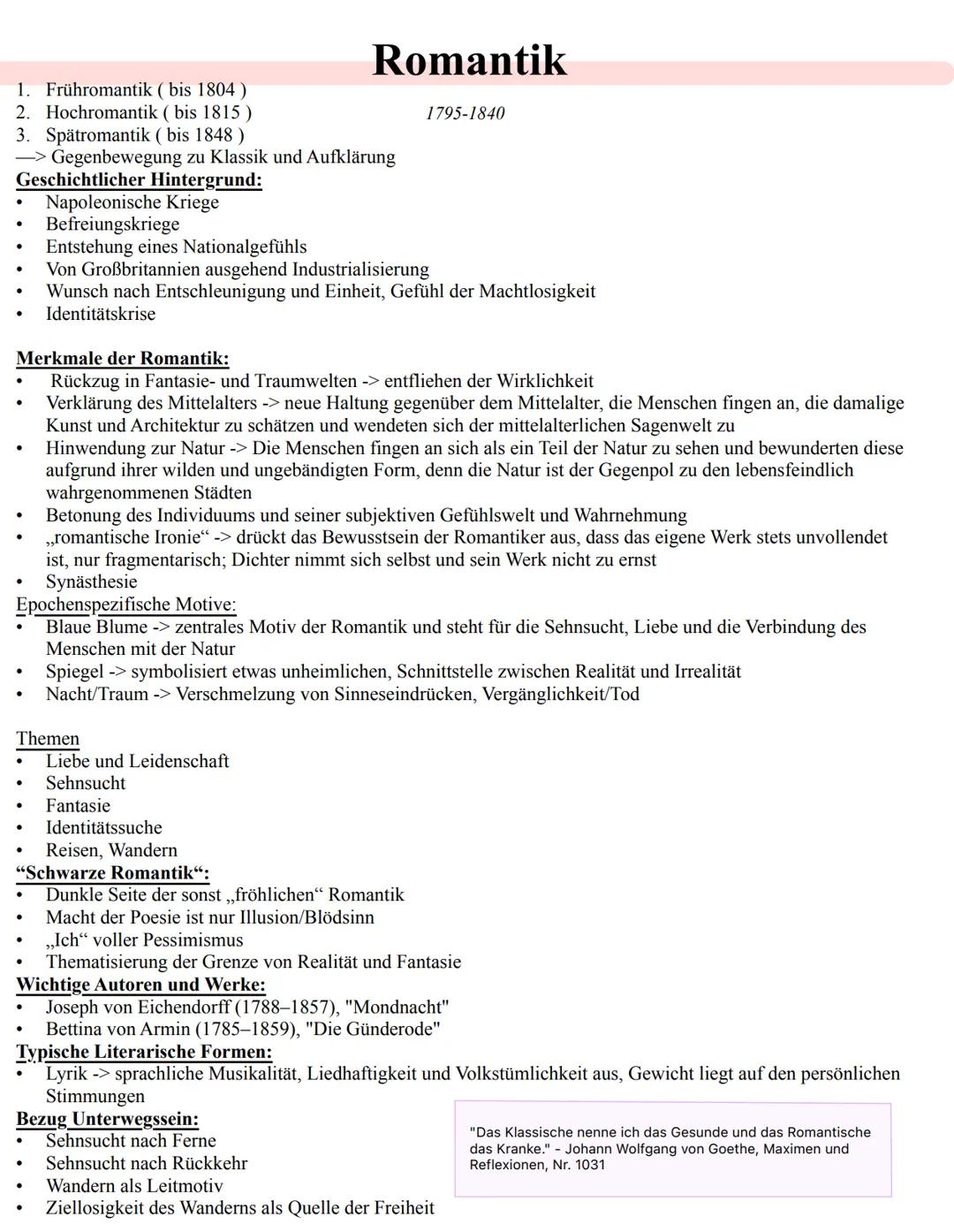 # Barock
1600-1720

Ereignisse:
- Dreißigjähriger Krieg (1618-1648): Katholiken gegen Protestanten
- Pest ab 1630-> Massensterben, Angst, Hu