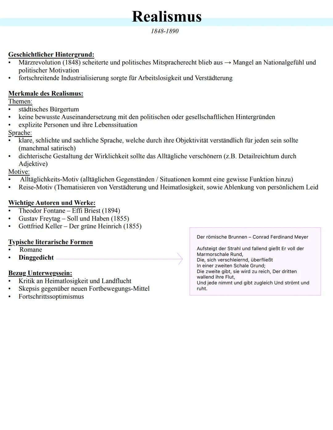 # Barock
1600-1720

Ereignisse:
- Dreißigjähriger Krieg (1618-1648): Katholiken gegen Protestanten
- Pest ab 1630-> Massensterben, Angst, Hu