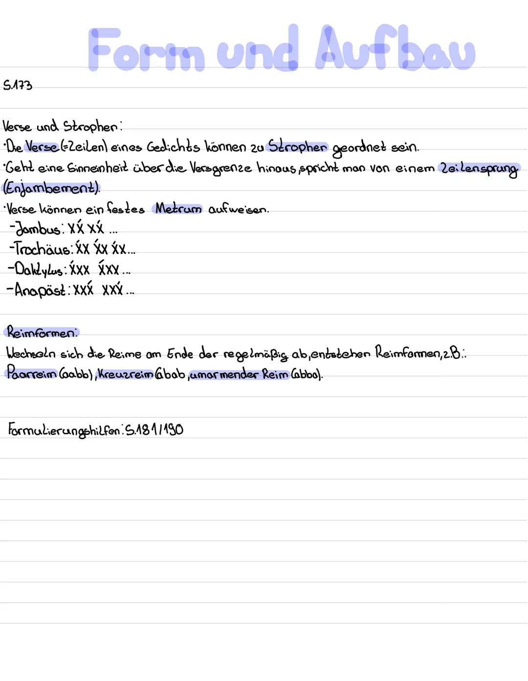 Sprecher
zu jedem Gedicht gehört ein Sprecher oder eine Sprecherin. Dieser ist nicht mit
der Autorin oder dem Autor gleichzusetzen.
Man erke
