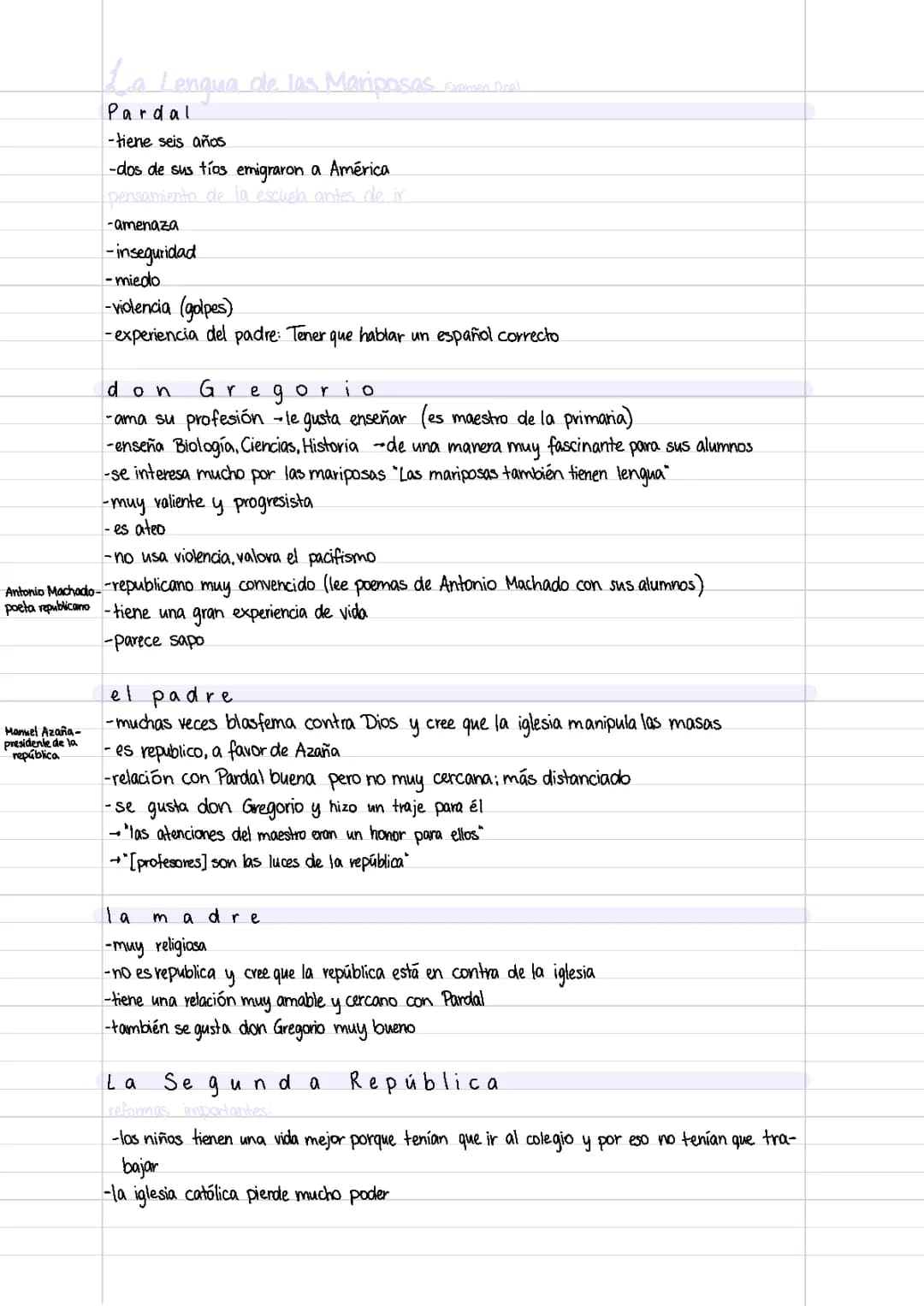 La lengua de las mariposas