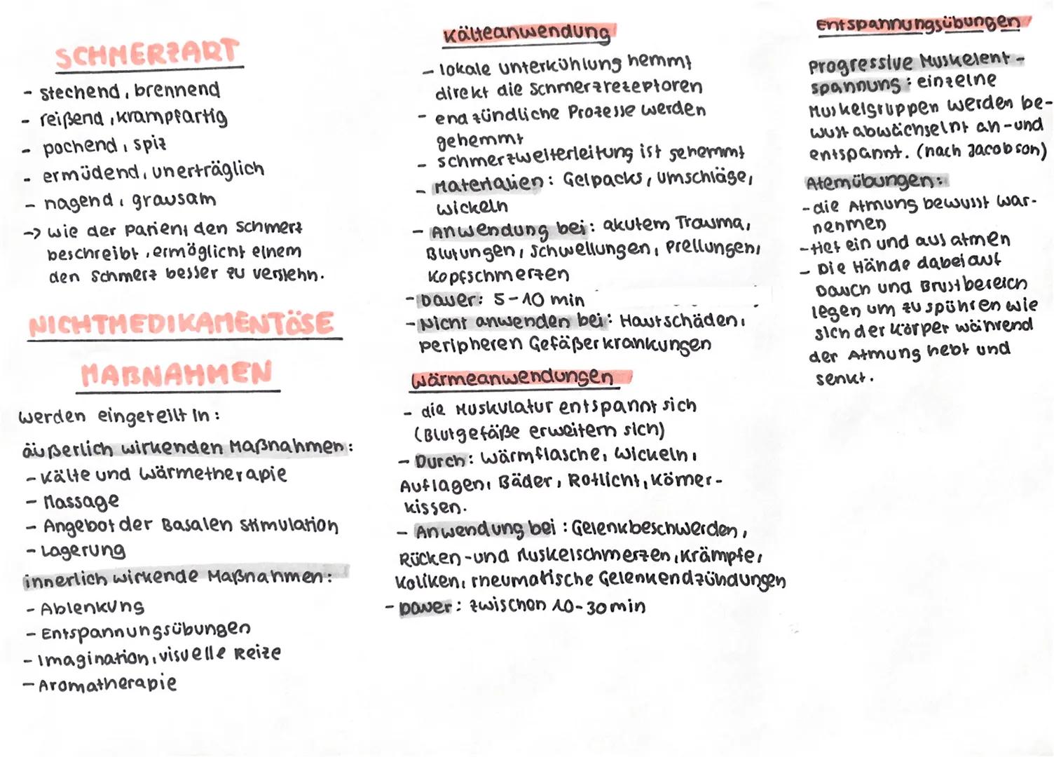 # SCHMERZ SYMPTOME
Schmert aktiviert das vegetative
Nervensystem. Dazu kannes kommen:
- Blutaruck steigt
- Herzfrequenz steigt
- beschleunig