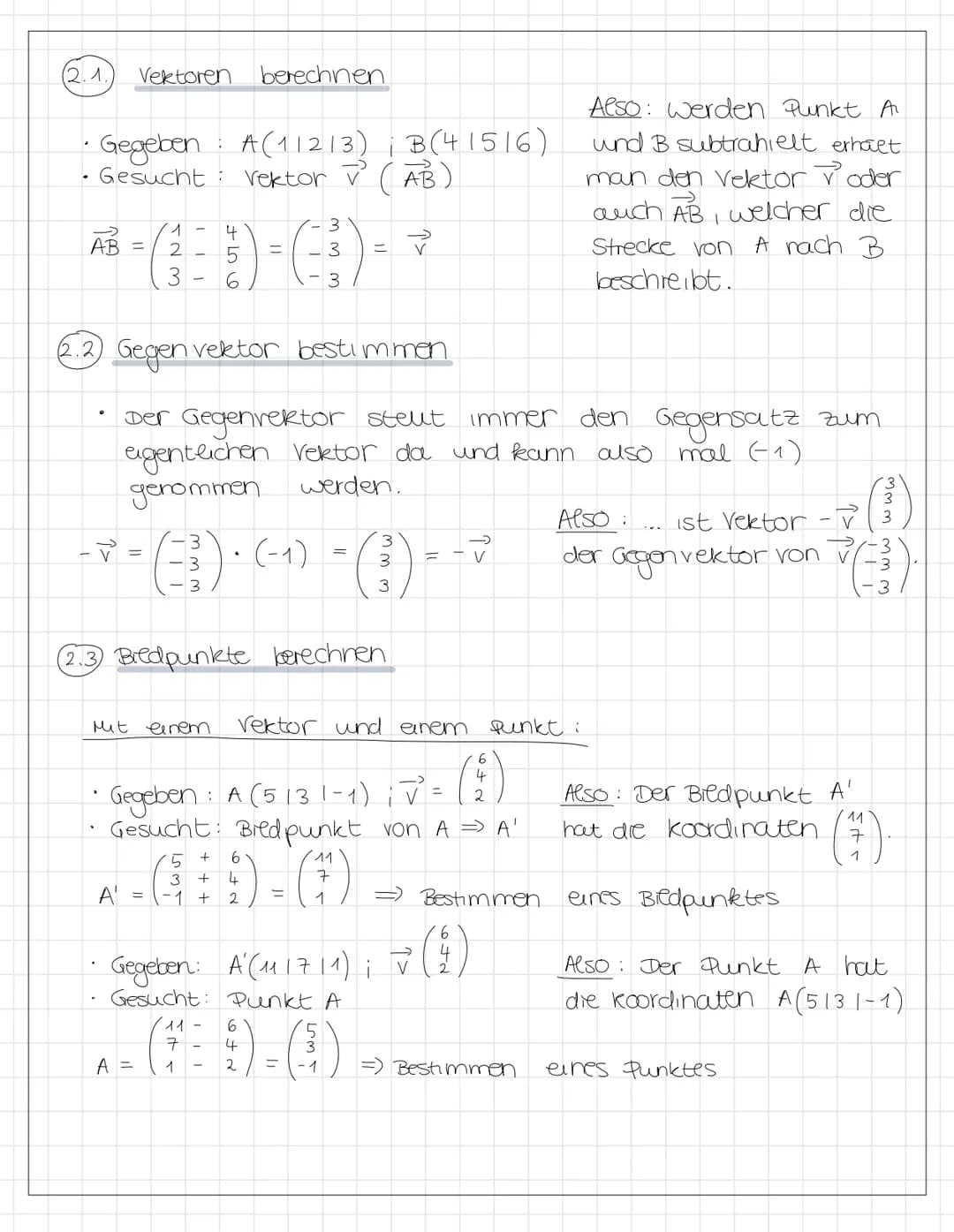 Analytische Geometrie
1 Raumliches "kau tesisches" cordinatensystem
-4
(1.1)
-3
welche
x1x2
-2
кX1
Koordinatenebenen
A (1/110)
-gibt es?
Ebe