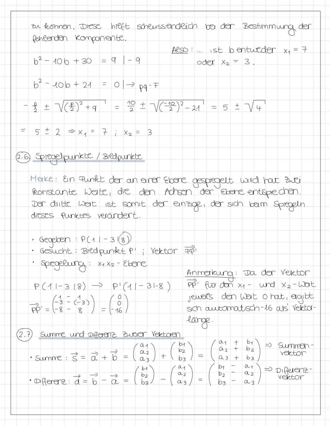 Analytische Geometrie
1 Raumliches "kau tesisches" cordinatensystem
-4
(1.1)
-3
welche
x1x2
-2
кX1
Koordinatenebenen
A (1/110)
-gibt es?
Ebe