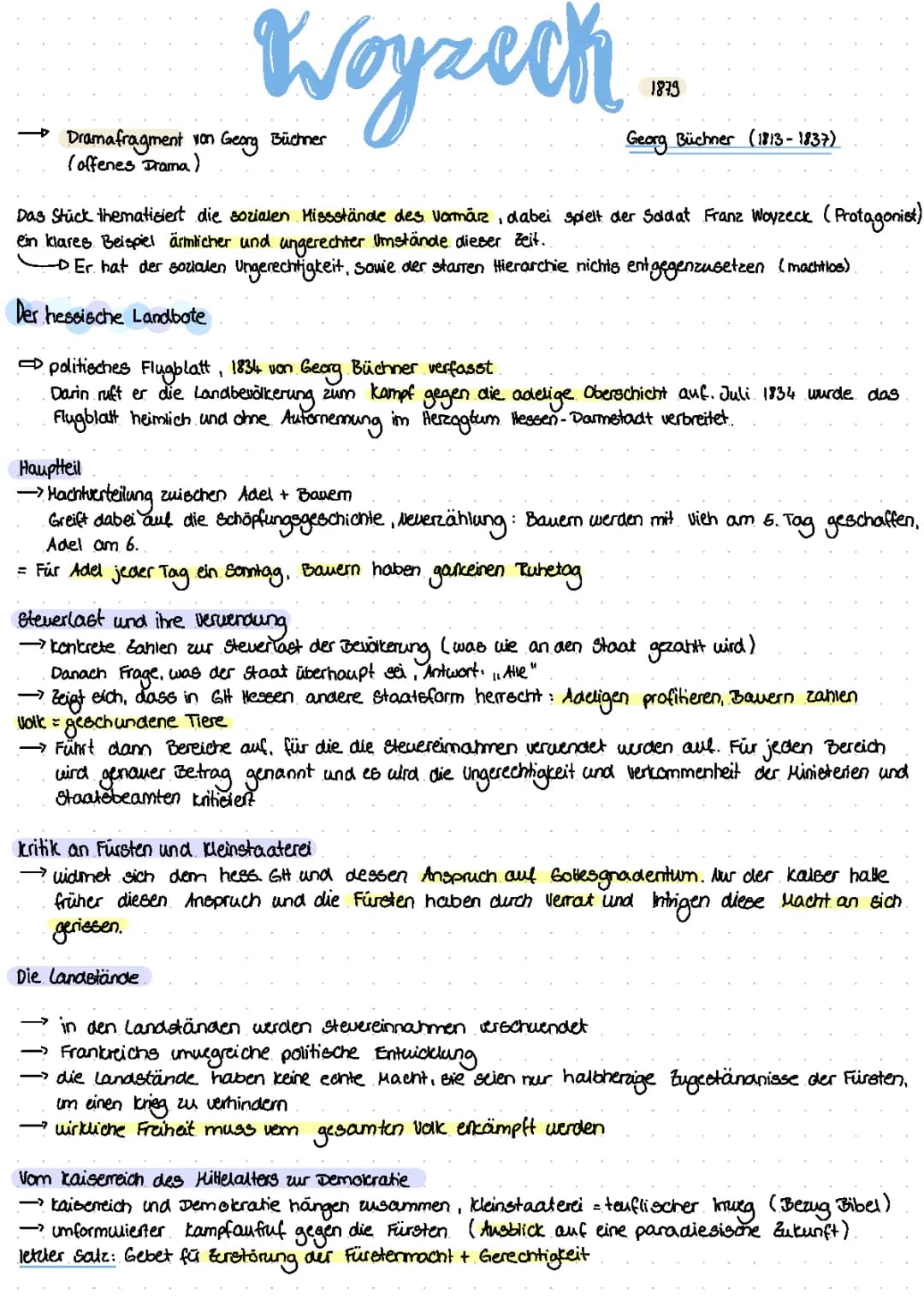 Woyzeck, Georg Büchner