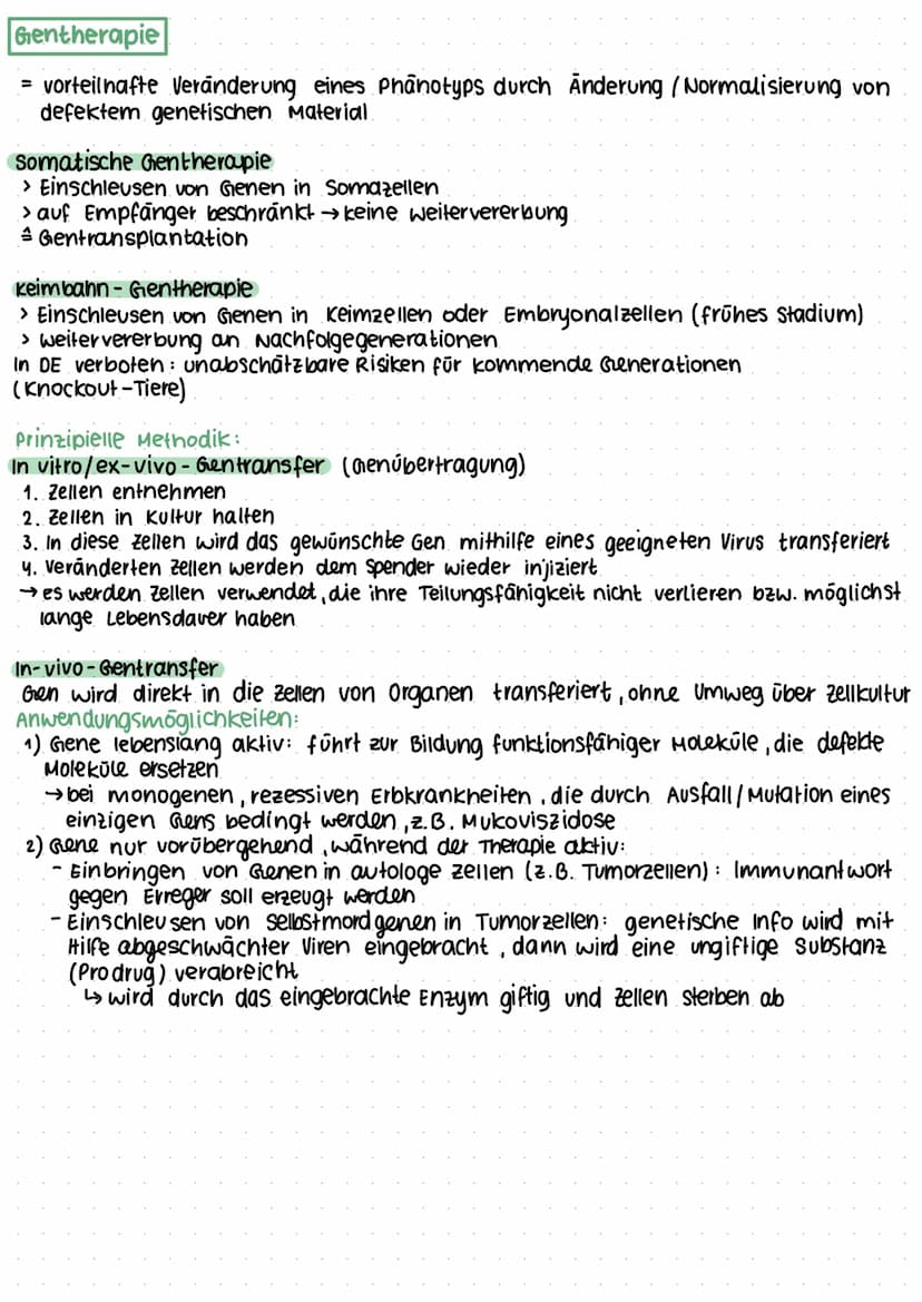 Gentest und Gentheraphie
Polymerase-Kettenreaktion (PCR) PCR = Polymerase - chain- Reaction
künstliches Verfahren zur Vervielfältigung von D