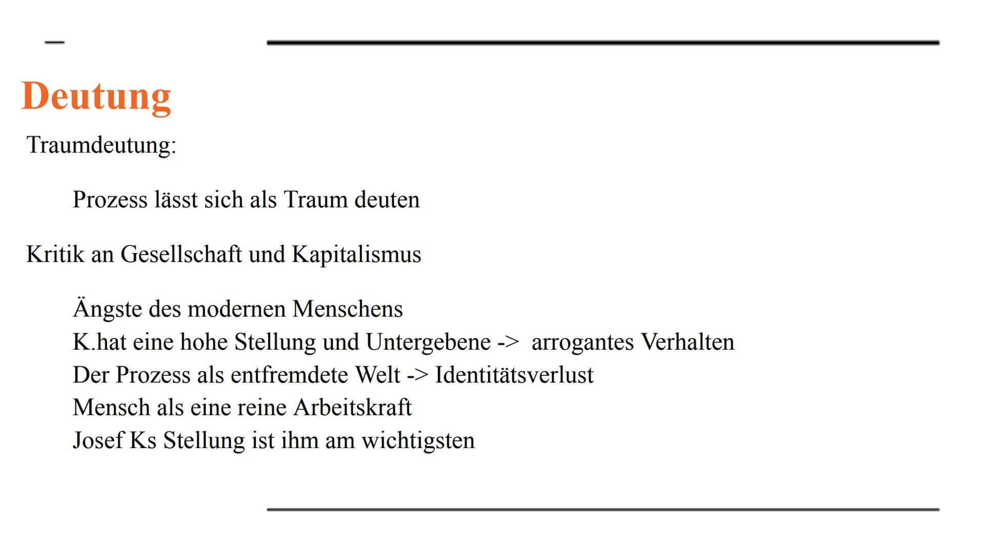 Der Prozess
DER PROCESS
MACH FRANZ KAFKA
OREBECK
CAFEA MORTELLIERMAIREWIEZ Allgemeines
Autor: Franz Kafka
Titel: Der Process/ Prozess/Proceß