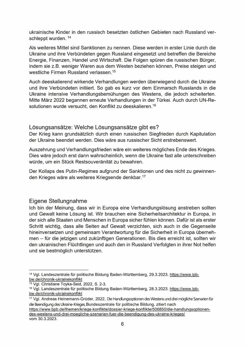 Mattis Mähl
Hamburg, 30.03.2023
Der Ukrainekrieg
Mattis Mähl
Kasse 10d
Gst
Herr Albertsen Inhaltsverzeichnis
Konfliktgegenstand: Worin beste