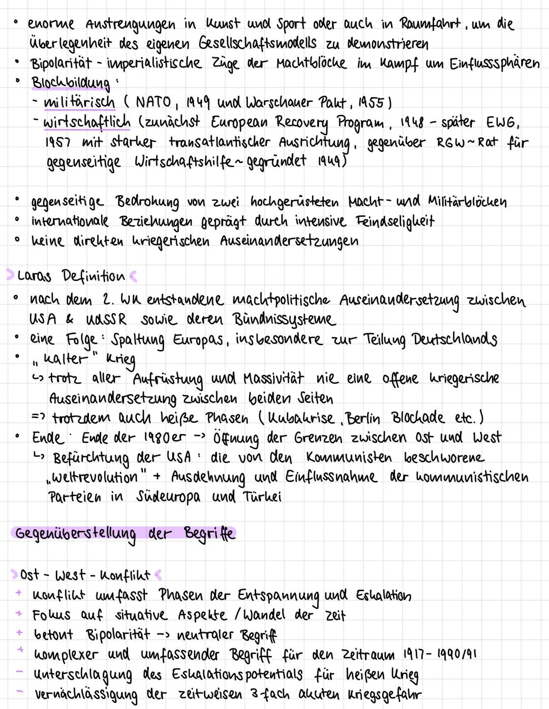 ost west honflikt

Ost-West-Konflikt - Epoche
↳ Zeitabschnitt mit Anfang/Ende
geprägt durch Konflikt zwischen USA & UdSSR

Anfang: 1917-Epoc