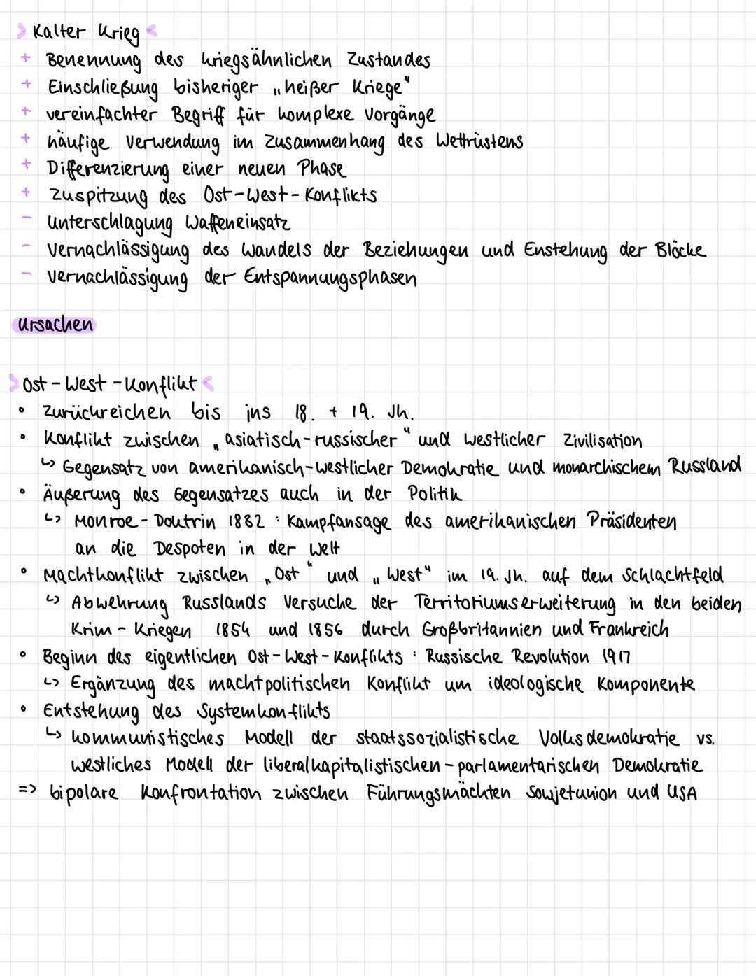ost west honflikt

Ost-West-Konflikt - Epoche
↳ Zeitabschnitt mit Anfang/Ende
geprägt durch Konflikt zwischen USA & UdSSR

Anfang: 1917-Epoc