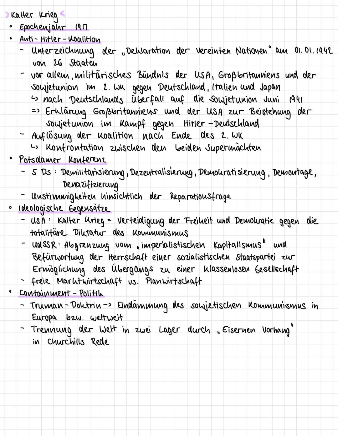 ost west honflikt

Ost-West-Konflikt - Epoche
↳ Zeitabschnitt mit Anfang/Ende
geprägt durch Konflikt zwischen USA & UdSSR

Anfang: 1917-Epoc