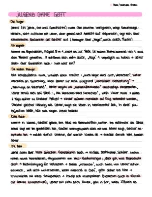 Know Zusammenfassung der Lektüre „Jugend ohne Gott“ thumbnail