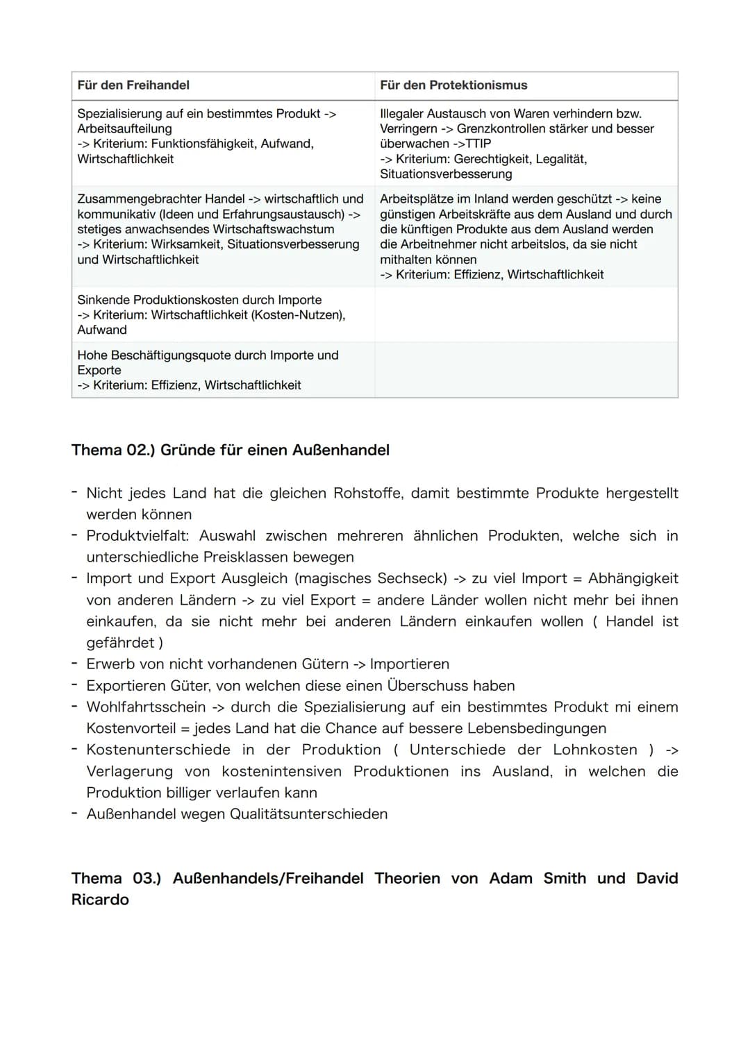 Semester 3/4
Thema: Internationale Wirtschaftspolitik Thema 01.) Freihandel und Protektionismus als Außenpolitik
Protektionismus:
durch bsp.