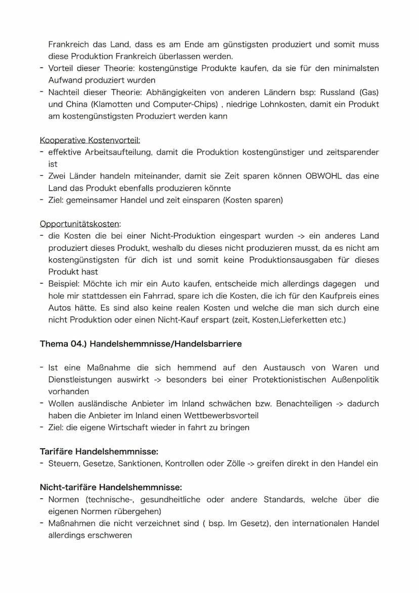 Semester 3/4
Thema: Internationale Wirtschaftspolitik Thema 01.) Freihandel und Protektionismus als Außenpolitik
Protektionismus:
durch bsp.