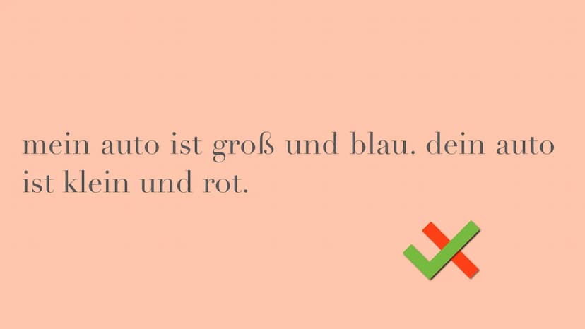 GROB- UND
KLEINSCHREIBUNG mein auto ist groß und blau. dein auto
ist klein und rot. GROBSCHREIBUNG
Substantiv Namenwort
immer großgeschriebe