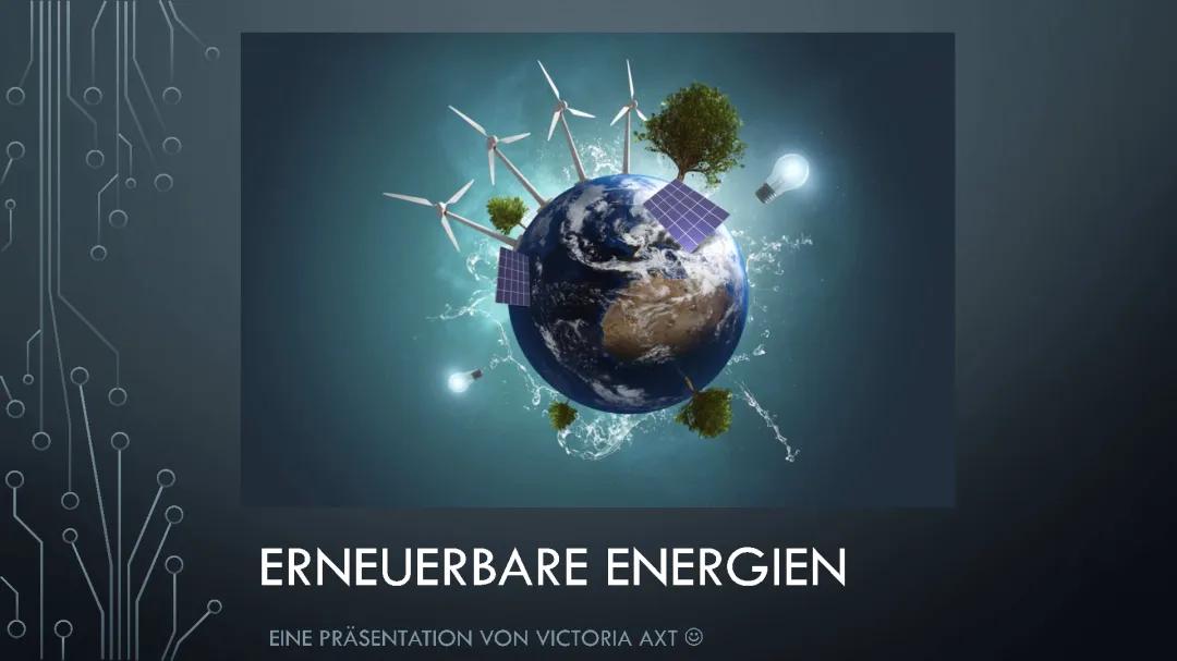 Erneuerbare Energien 