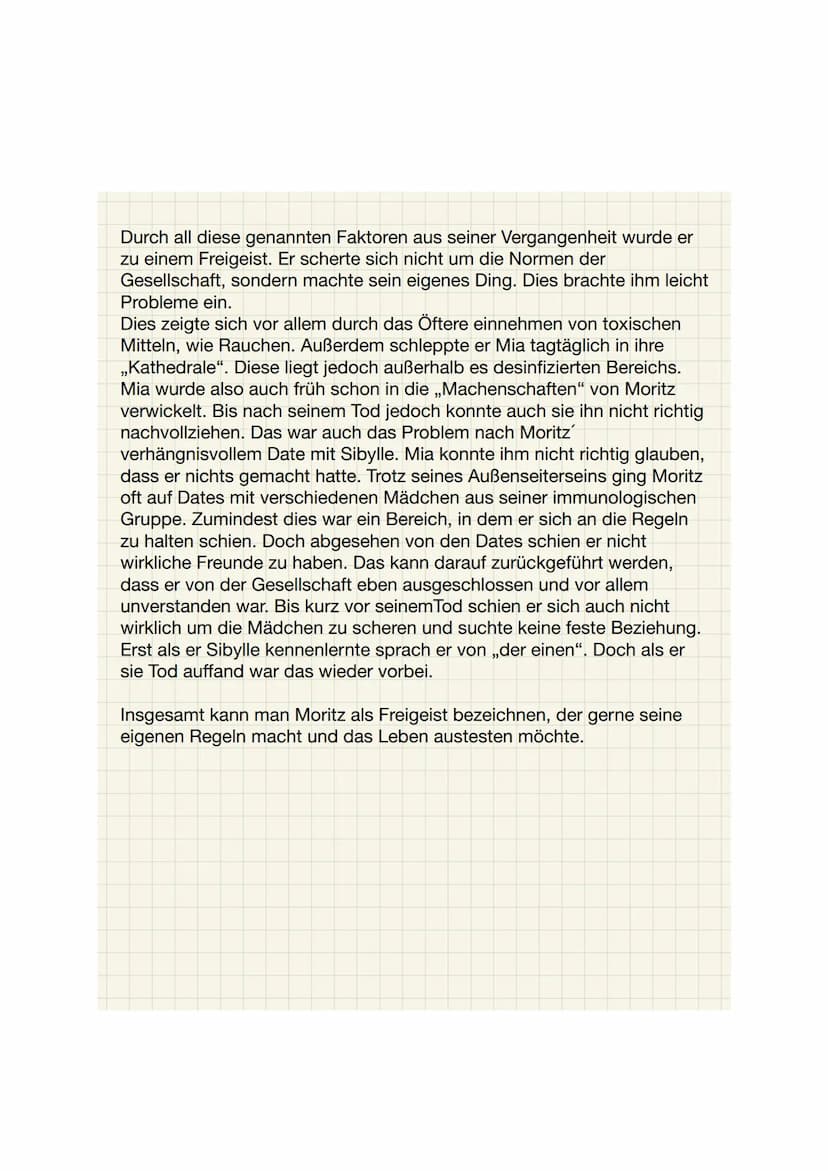  R.A.K.
Figurenkonstellation 1
Figurenkonstellation 2
Sophie
Bel
Sophie
Hutschneider
RAK
1
Heinrich Kramer
Mia Holl
Rosentreter
Würmer
Morit